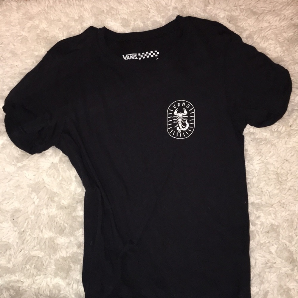 Black Vans Scorpion Tee